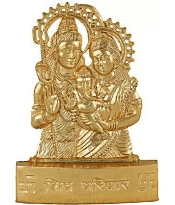 Shri Ashta Vinayak Brass Shiv Family Idol ( 10 cm )