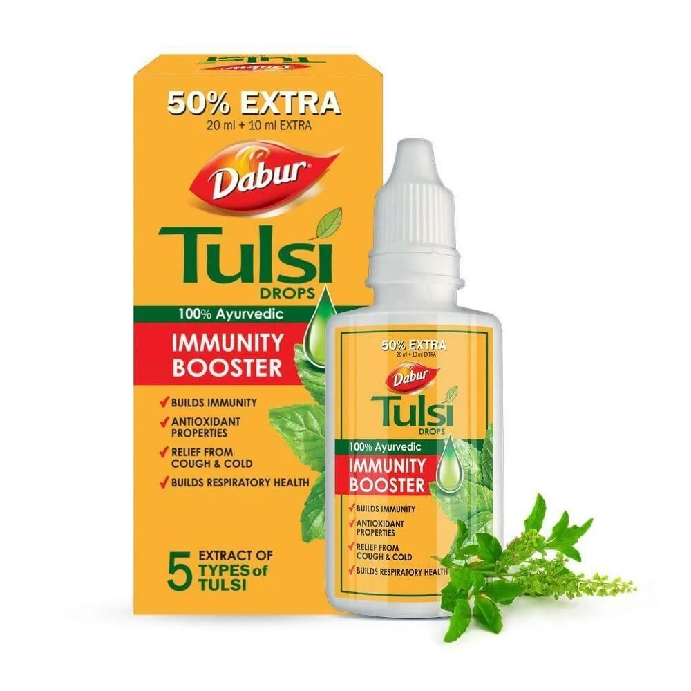 Dabur Tulsi Drops 20 ml (Get Extra 10 ml)