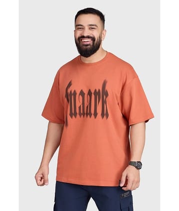 Fuaark Rust Cotton Oversized Fit Men's Sports T-Shirt ( Pack of 1 )