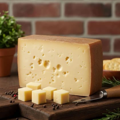 Mishti Gourmet Premium Artisanal Gruyere Cheese 1KG Block