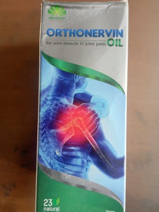 Orthonervin for sore muscle & joint pain oil