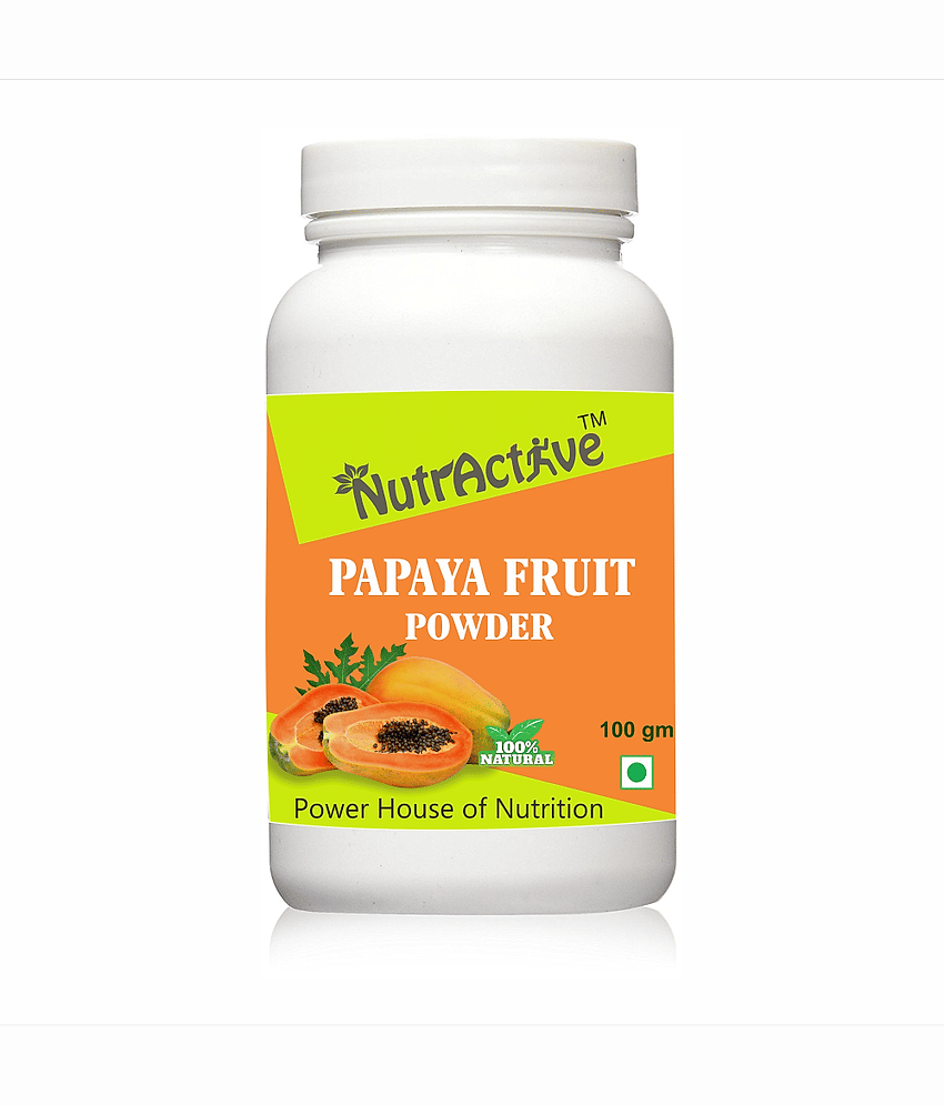 NutrActive Papaya Spray Dried Powder Fruit Juice 100 gm