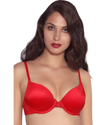 Amante Polyamide Women's Push Up Bra ( Red )