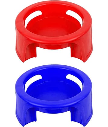 FIT4CHEF Multicolor Polypropylene Matka Stand ( Pack of 2 )