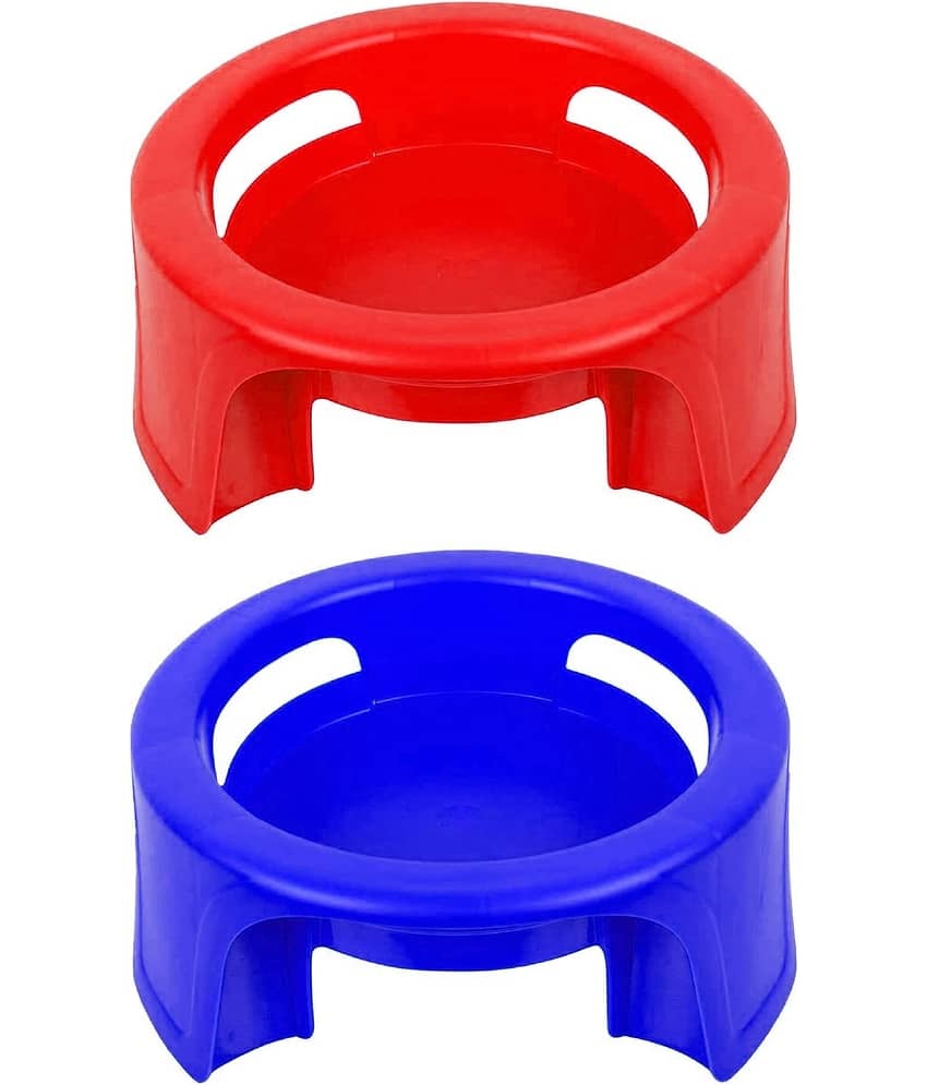 FIT4CHEF Multicolor Polypropylene Matka Stand ( Pack of 2 )