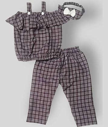 harshvardhanmart Pack of 1 Baby Girls Cotton Blend Dresses ( Purple )