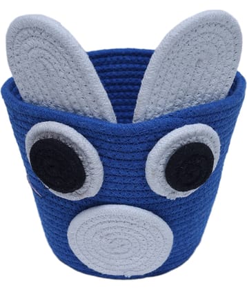 Sai Arpan Cute Micky Handcrafted Cotton Rope Storage Basket,  Nursery Organizers and Storage, Baby Hamper, Kids Basket, Toy Bin, Baby Gift Basket