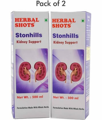 Herbal Hills Stonhills Herbal Shots Liquid 500 Ml Pack of 2