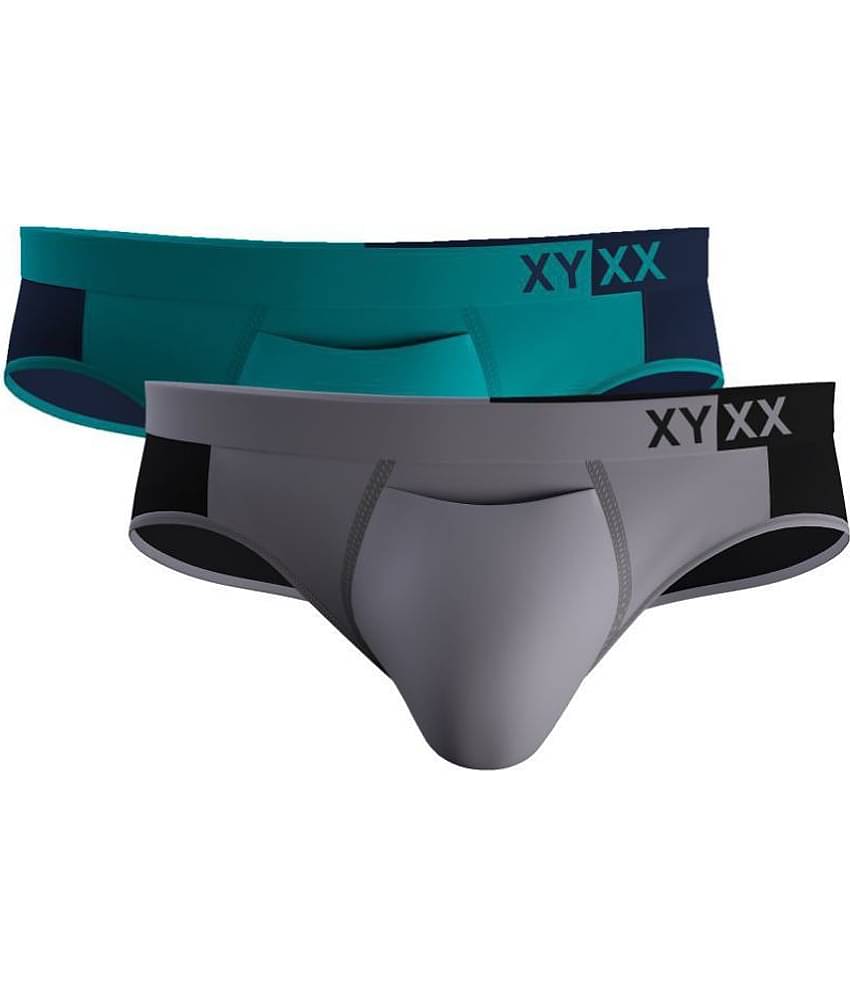 XYXX Pack of 2 Modal Briefs For Men's ( Multicolor )