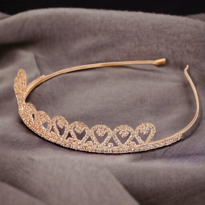 Gold-Toned Rhinestone hairband