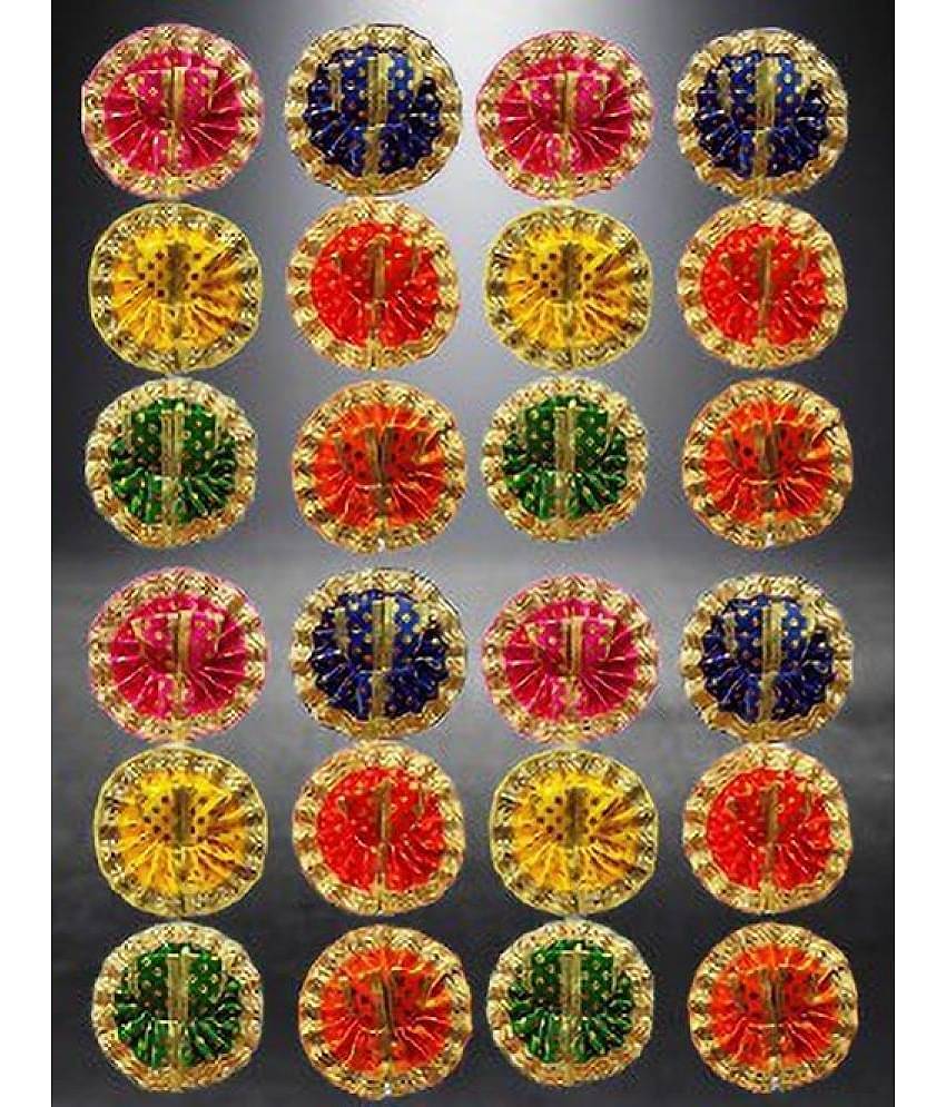 Lootnixx Laddu Gopal Krishna Goli Designe Golden Poshak 24 Piece (Size 0 No ) Set Dress