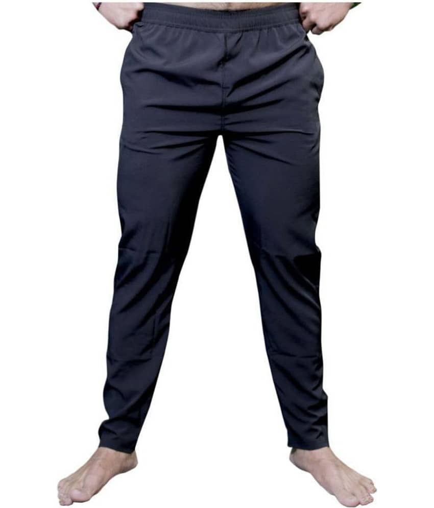 RANBOLT - Black Polyester Men's Sports Trackpants ( Pack of 1 )