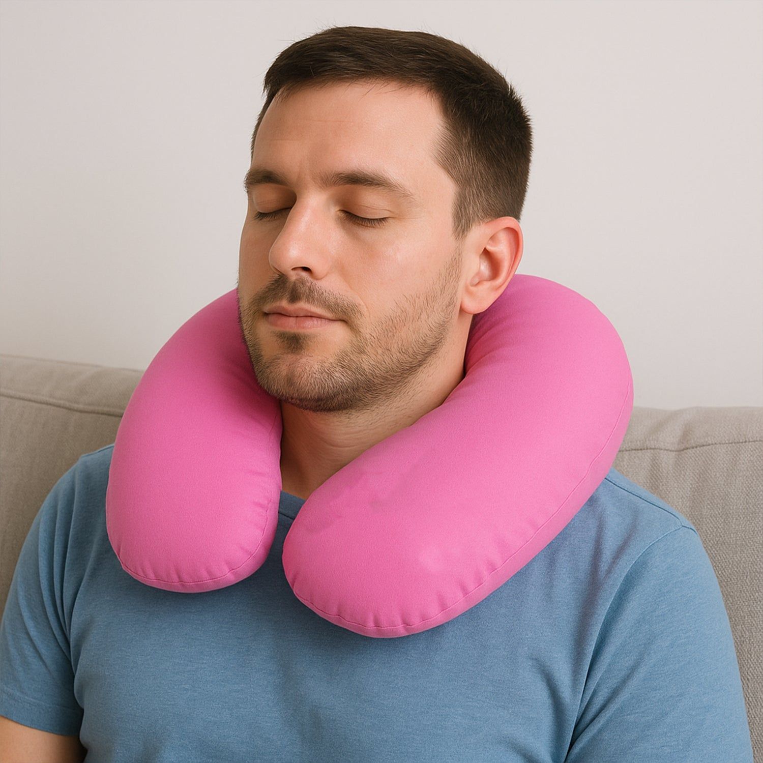 U-Shape Neck Travel Pillow (1 Pc)
