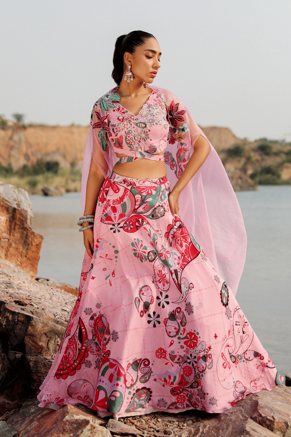 PAISLEY LEHENGA SET-XS