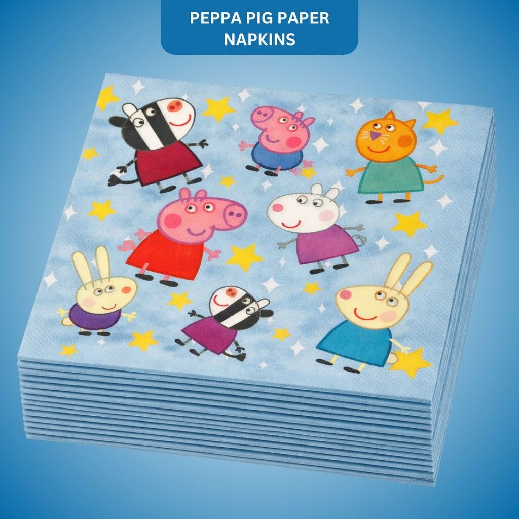 Peppa Pig Paper Napkins - 20PC - Party and Festive Needs | Buy online on ZillyBuy