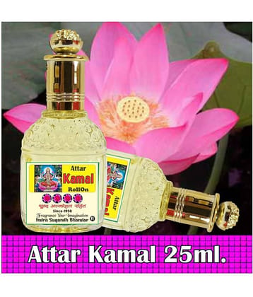 INDRA SUGANDH BHANDAR - Kamal Diwali Puja Special Lotus Attar For Men & Women 25ml Pack Of 1