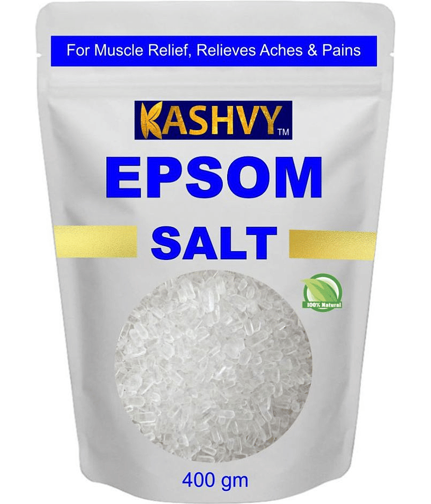 Kashvy Epsom Salt Fine Pain Relief 400 gm Pack of 3