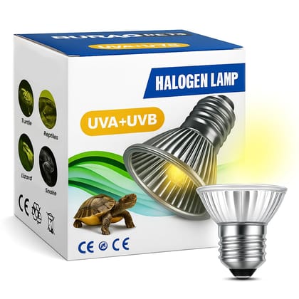 Reptile Turtle UVB Ultraviolet Basking Heat Light Bulb (Set of 1 UV Bulbs)-25.0 Watts
