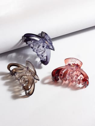 Pack Of 3 Claw Clip