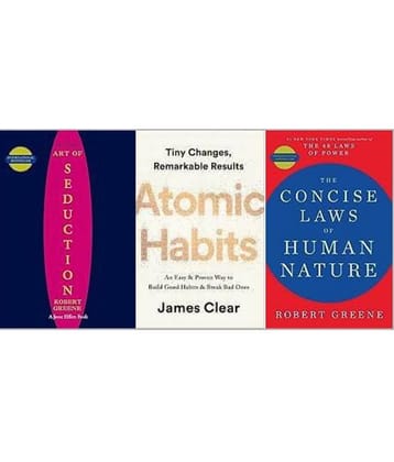 Concise Art Of Seduction + Atomic Habits + The Concise Laws Of Human Nature