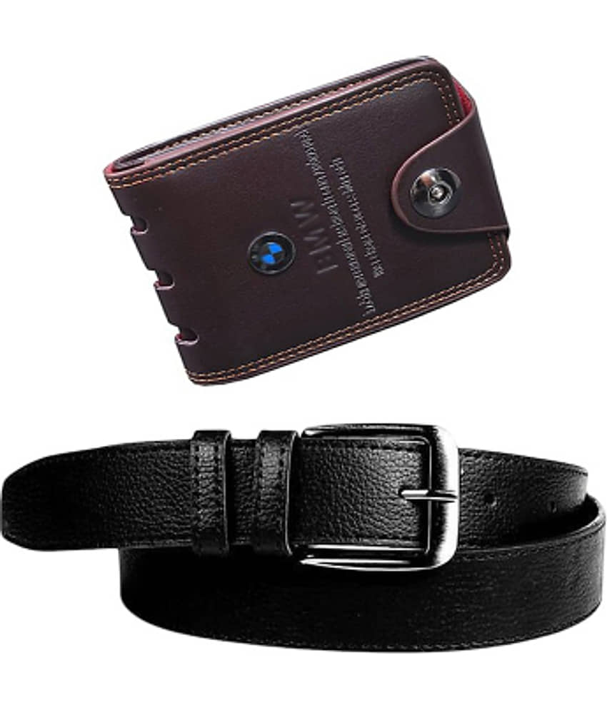 Kastner - Multicolor PU Men's Casual Belt ( Pack of 2 )