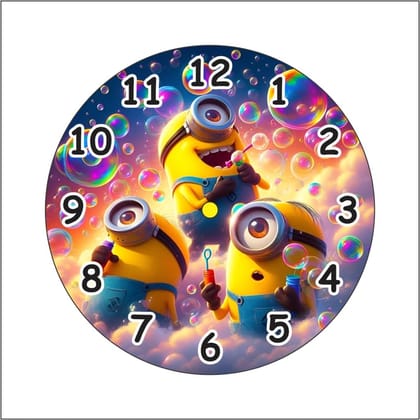 THE MAGICAL GIFTS Wall Clock for Kids and Decor | Room| Home | Office |Living Room | Return Gift | Birthday Gift for Boys and Girls MBG C41 8