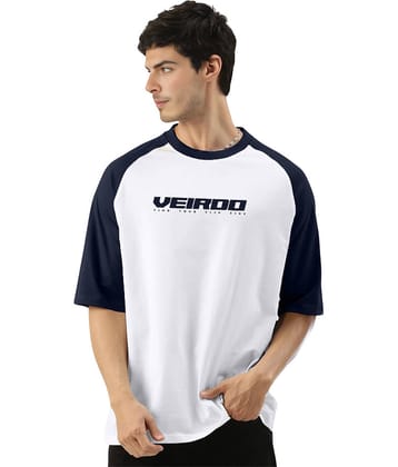 Veirdo Men Cotton Oversized Fit Printed T-Shirt ( Multicolor )