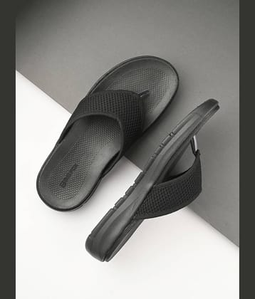 Big Fox Black Men's Thong Flip Flop