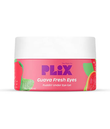 Plix Guava UnderEye Gel For Reducing Dark Circles & Puffy Eyes with 3% Niacinamide(15 g)
