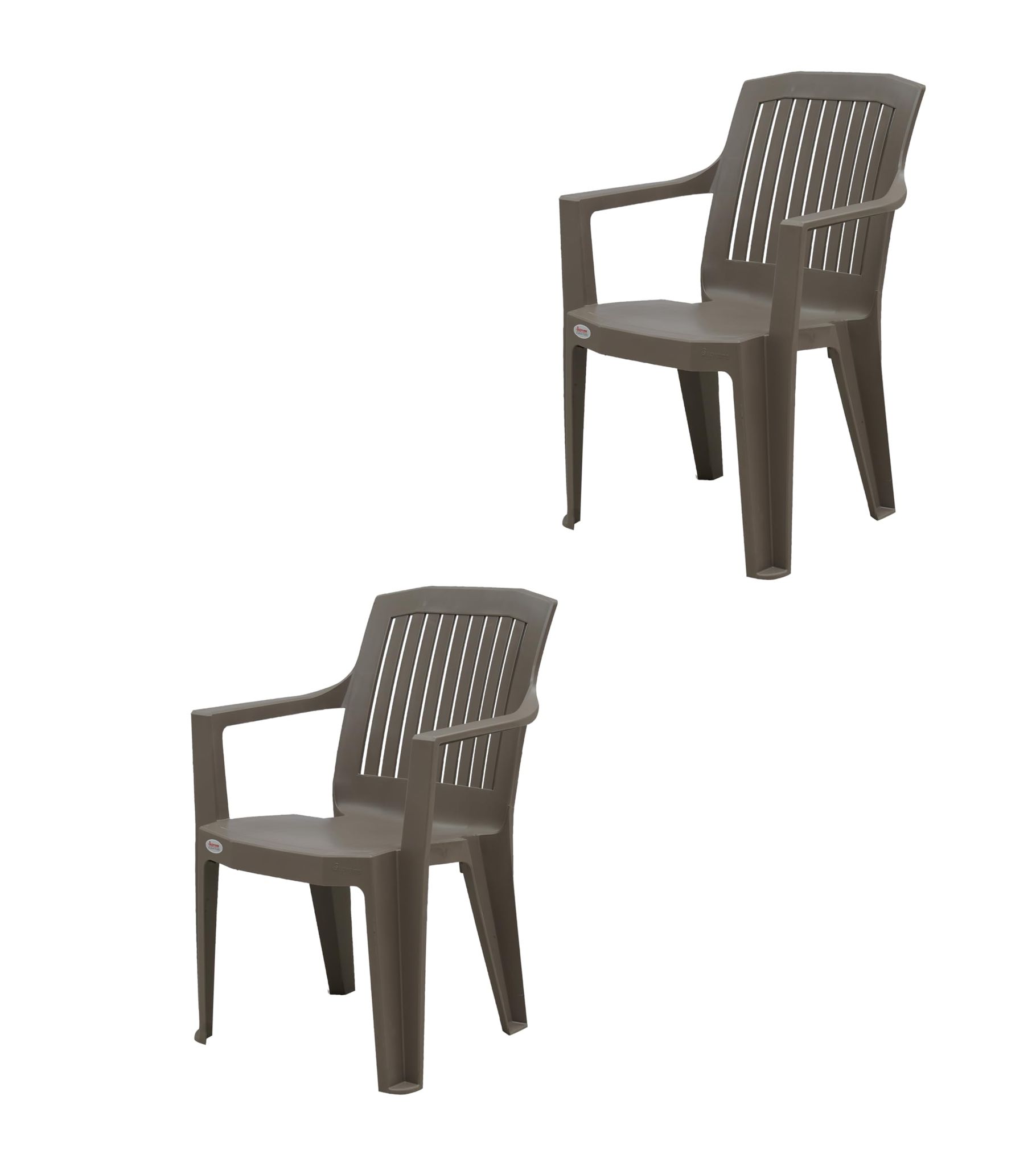 Supreme Furniture Urban Plastic Armless Stylish Chair Suitable for Home, Office, Hotel, Resort, Restaurant, Indoor and Outdoor