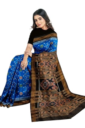 Multicolour Nuapatna Khandua Silk Ikat Saree