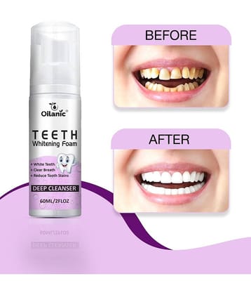 Oilanic Teeth Whitening Foam Removes Stains Denture Oral Kit