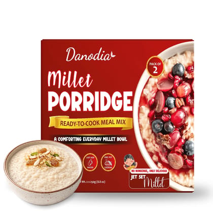Danodia Foods Millet Porridge, 250 gm Each - Pack of 2