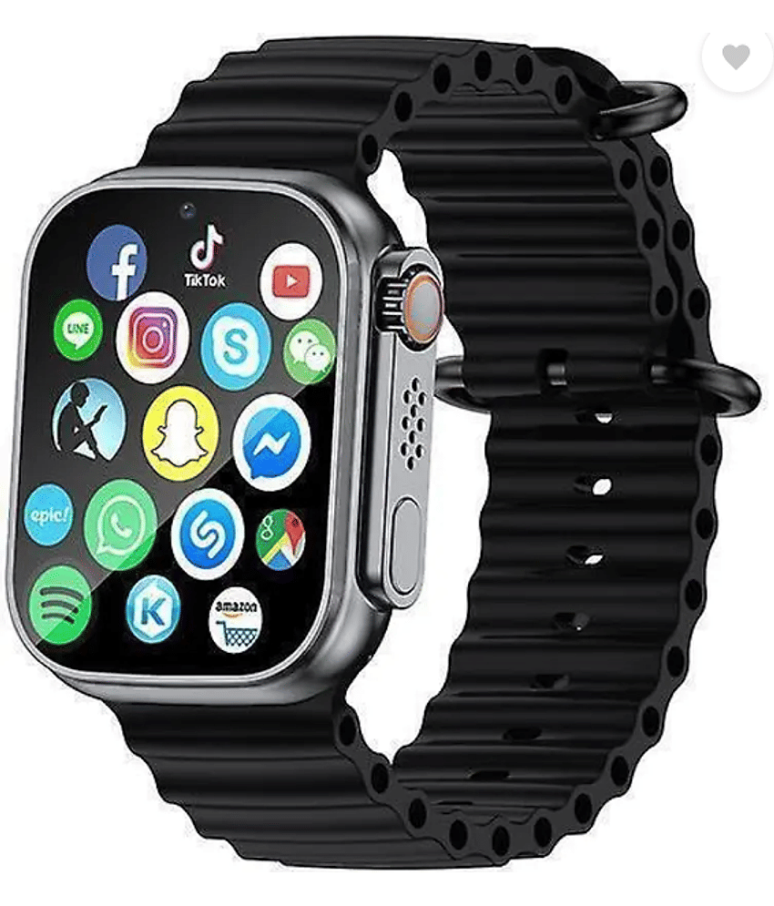 WOF AMOLED BT Calling Smart Watch with Silicone Strap Upto 2-3 days Backup ( Multicolor )