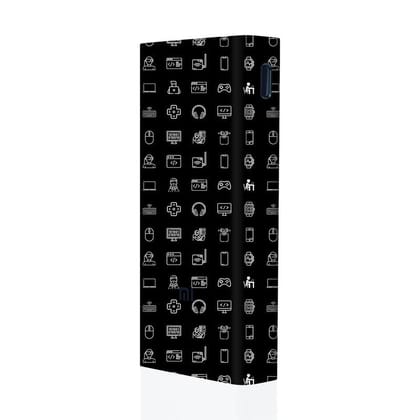 Tech Icons Black Mi Powerbank Skins Tech Icons Black Mi Powerbank Skins