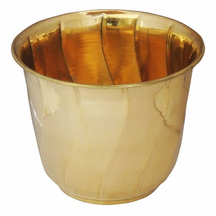 Brass Home Decorative Planter Gamla � Luxury Finish, Height : 5 Inch (FMAS653 C)