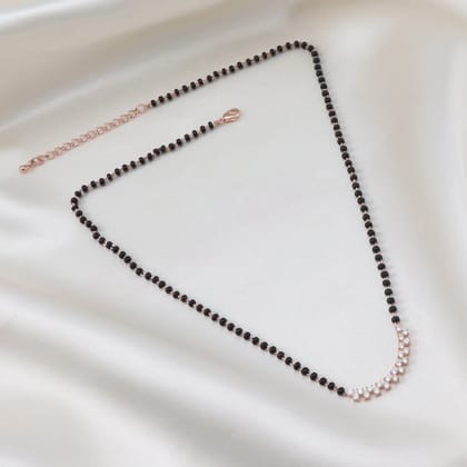 Rosegold Zirconia Elegance Mangalsutra