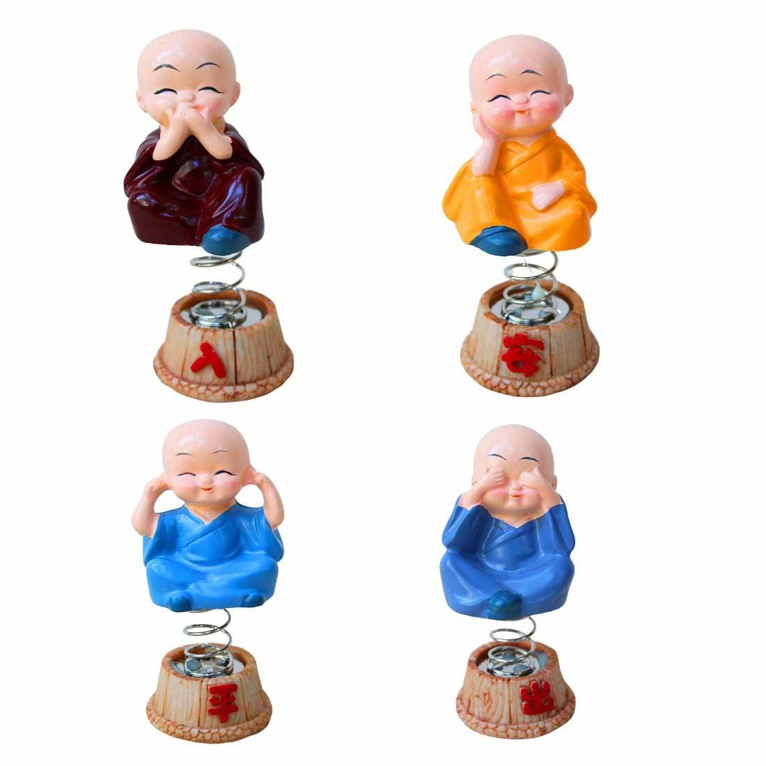 Baby Monk Showpiece - for Car Dashboard - Set of 4