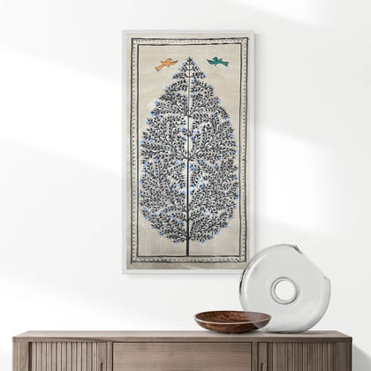 Tree of Life Patta Tussar Painting