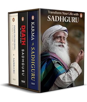 Transform Your Life With Sadhguru: Boxset of 3 bestsellers- Inner Engineering, Death, Karma Paperback – 5 June 2023