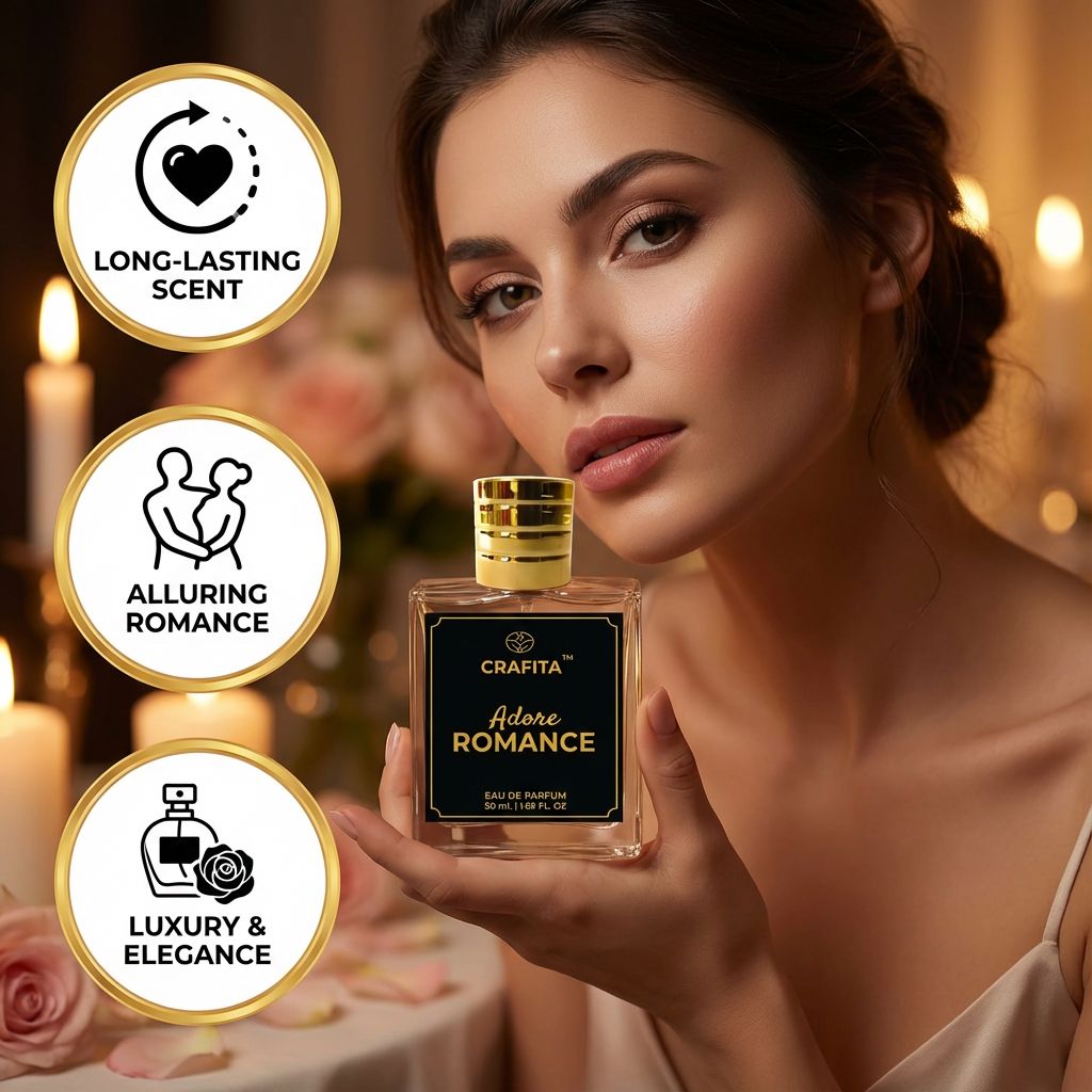 Romanic Adore Romance | Premium Unisex EDP Long-Lasting Fragrance - 50 ml
