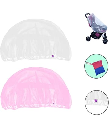 ShreejiHuf - Multicolor Polyester Frame Hung Baby Mosquito Net ( Pack of 2 )