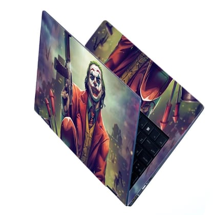 Full Body Laptop Skin Stickers Decal Cover for All Models (Size 15.6 inch) joker-17