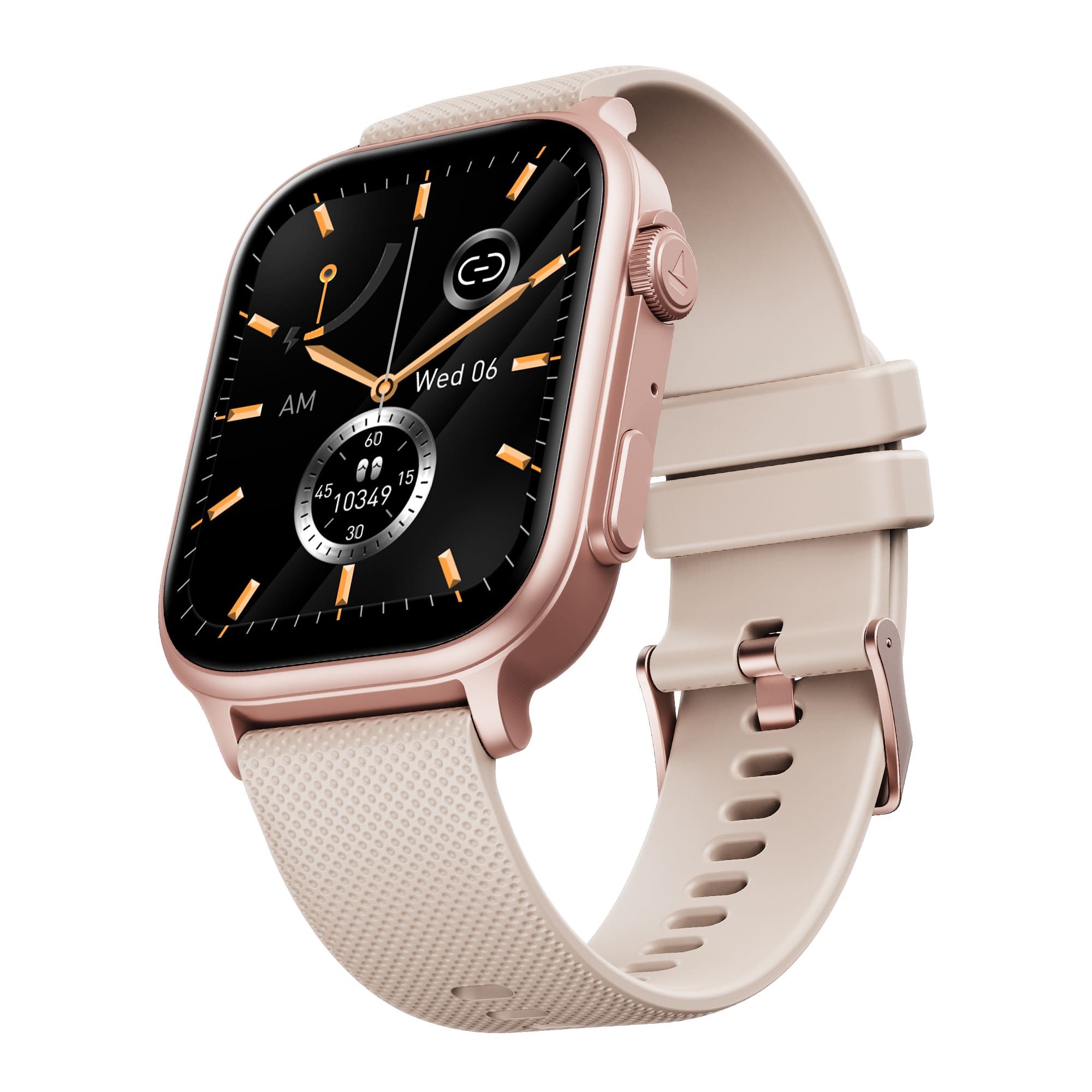 boAt Storm Infinity Max | Smartwatch with 2.01" HD Display, 20-Day Battery Life, BT Calling, IP68, and Functional Crown boAt Storm Infinity Max | Smartwatch with 2.01" HD Display, 20-Day Battery Life, BT Calling, IP68, and Functional Crown - Cherry Bloss