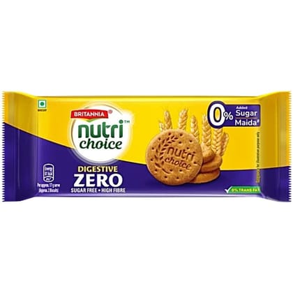 Britannia Nutri Choice Digestive Zero Biscuits, 366.8 g - 366.8 gm - 366.8 gm - One pack