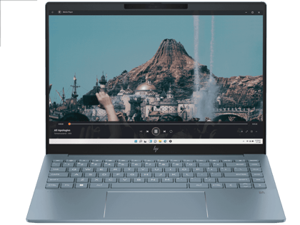 HP Pavilion Plus 35.6 cm (14) Laptop, ntel® Core™ Ultra 5 processor, WQXGA display with Intel® Arc™ Graphics, 16 GB LPDDR5x RAM, 512 GB SSD Hard Drive, Blue, 14-ew1082TU