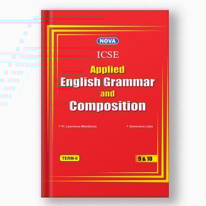 Nova ICSE Applied English Grammar and Composition 9 & 10-Grade 09 / English