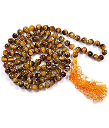 SHIV MART ™ Tiger Eye Mala 108 Bead 6mm for Men and Women