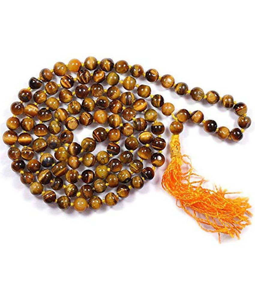 SHIV MART ™ Tiger Eye Mala 108 Bead 6mm for Men and Women