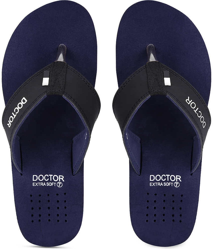 DOCTOR EXTRA SOFT - Blue Men's Thong Flip Flop